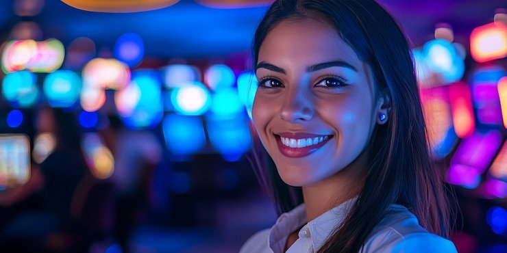Dealer live casino melayani meja blackjack virtual di platform toto18